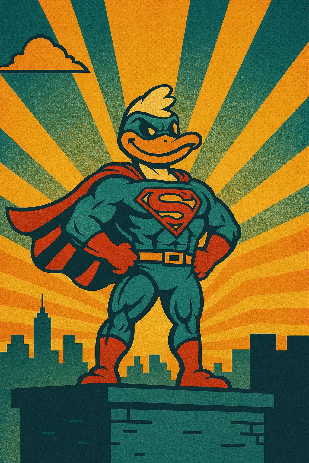 Superduck Mascotte